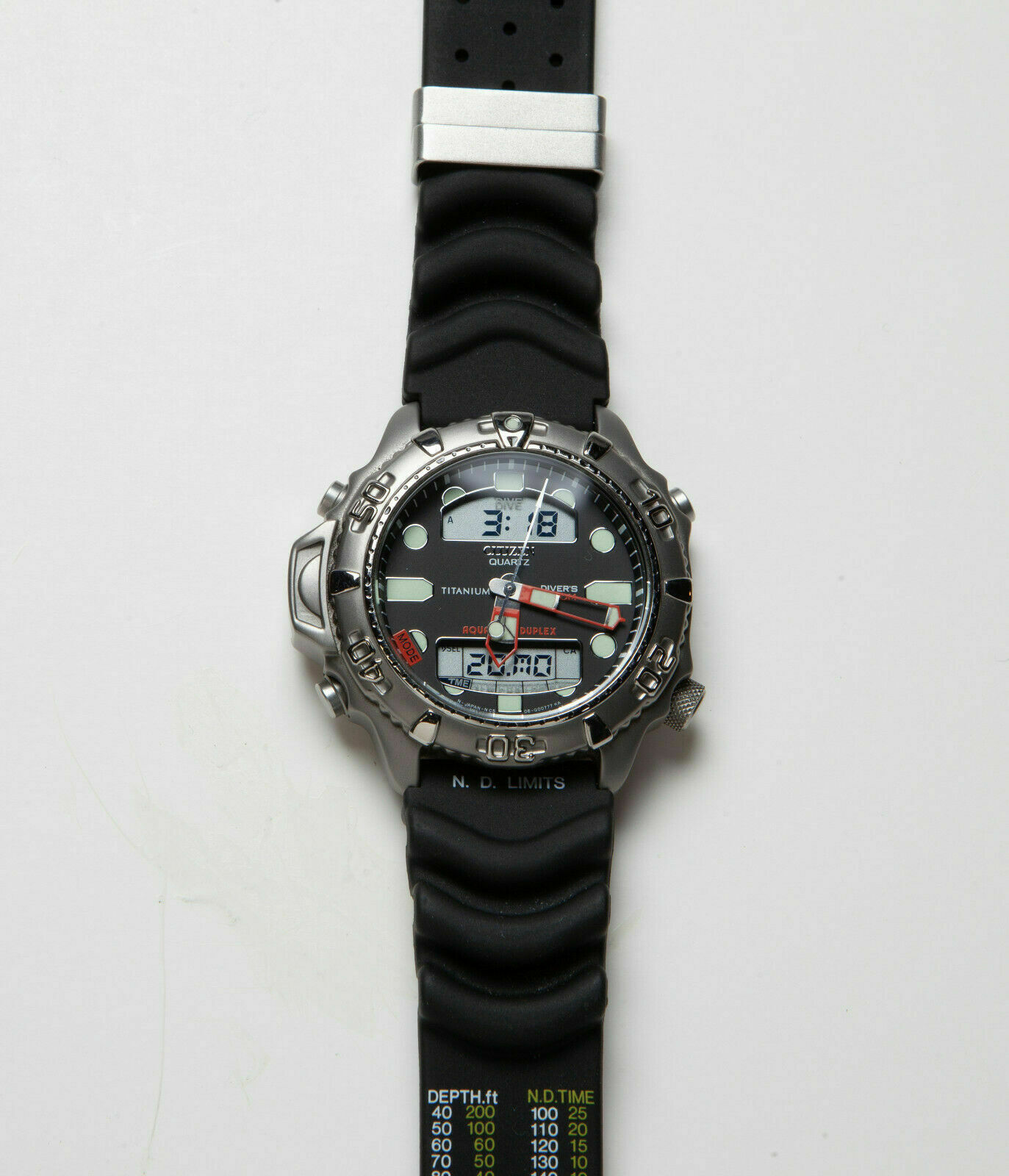 Citizen Men's JP104009E Aqualand Duplex AnaDigi Dive Watch WatchCharts