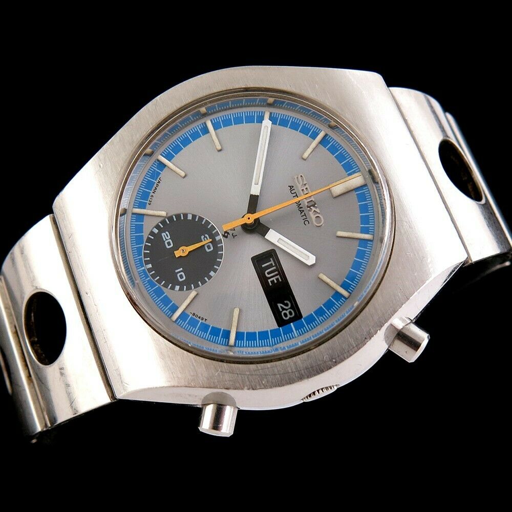 Vintage Men's Seiko 6139-8029 Automatic Chronograph Wrist Watch |  WatchCharts