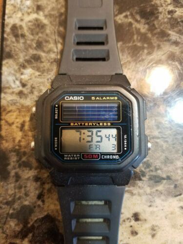 casio batteryless watch