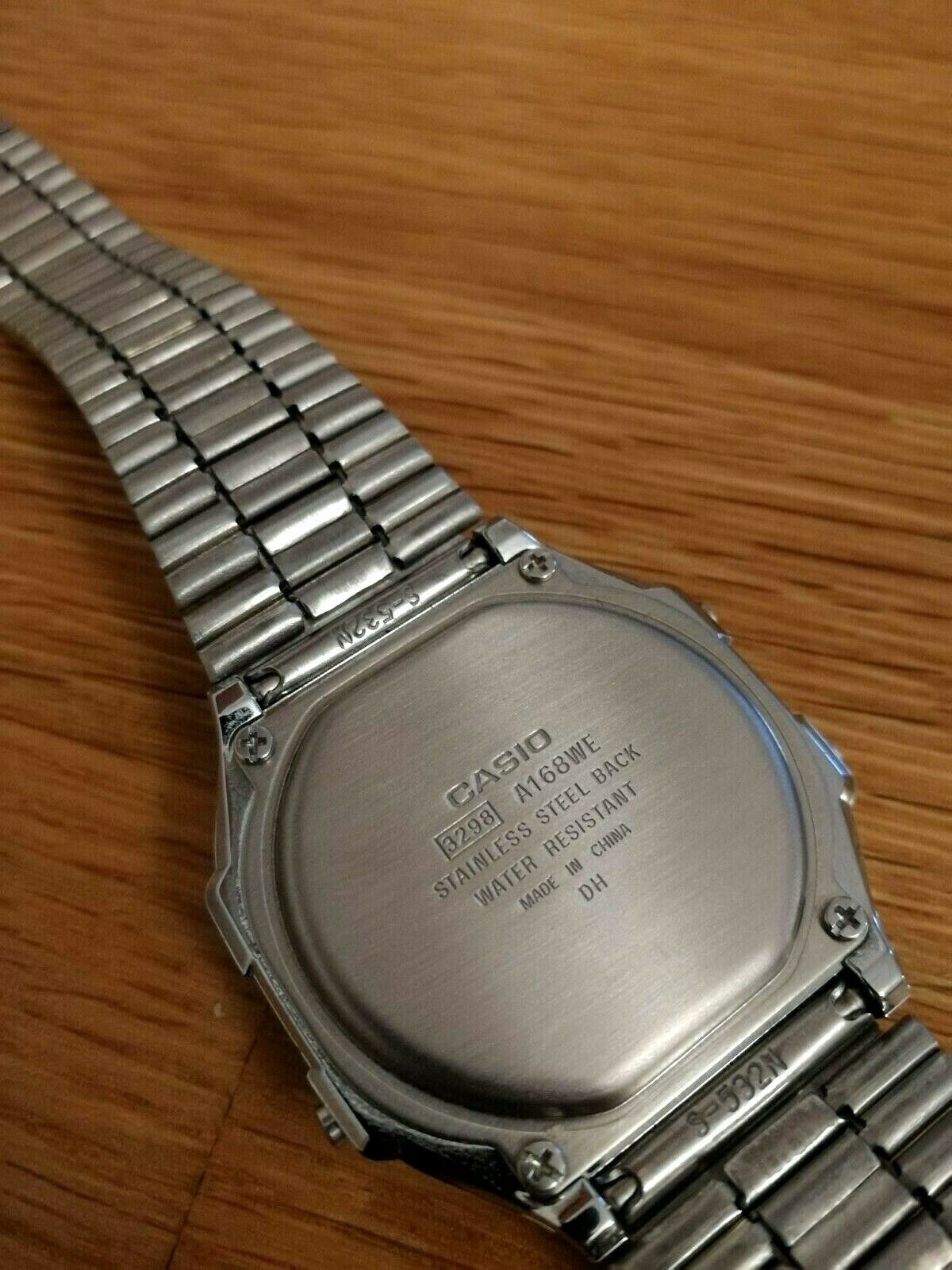 casio 3298 a168we