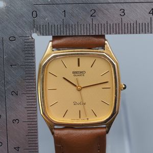 NEAR MINT] SEIKO Dolce 9521-5190 14K Gold Quartz Mens Vintage