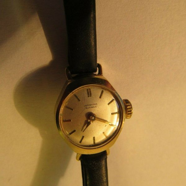 Alte Junghans Damenuhr 585 Gold 14 Ct 15 Jewels Funktionstuchtig Handaufzug Watchcharts