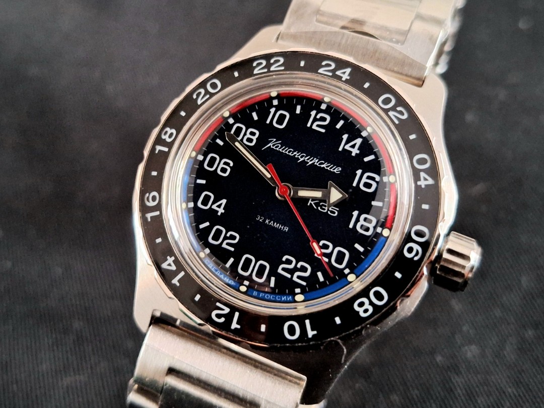 Sale Vostok Komandirskie K35 Automatic 24 Hour Dial. 24 hour