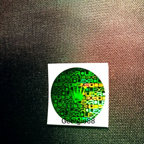 Rolex Datejust 16233 Green Hologram Case Back Sticker