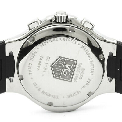 Polished TAG HEUER Kirium Chronograph Ti5 Titanium Quartz Watch
