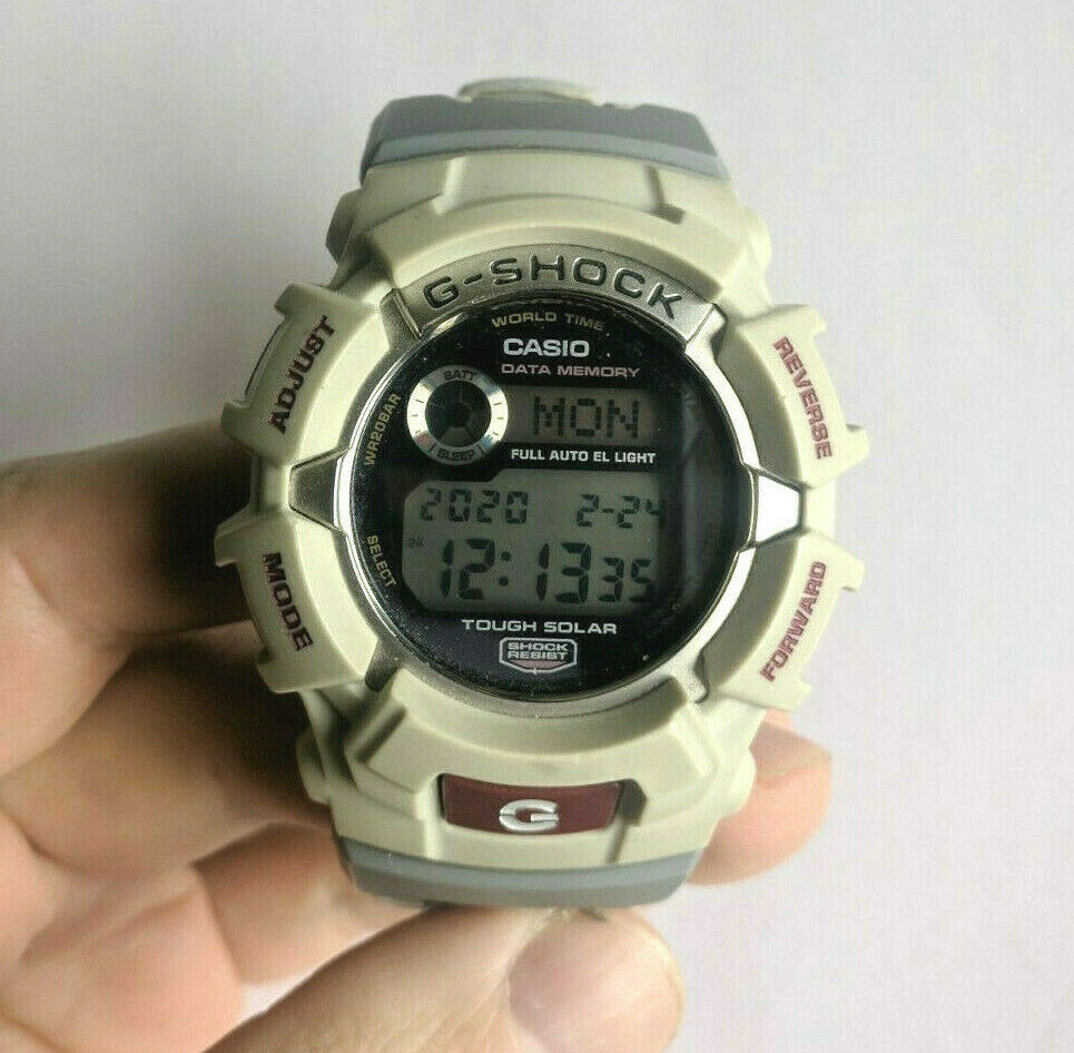 casio g shock gl-170-8jr watch, module 2594, g lide, gl170, g2300 