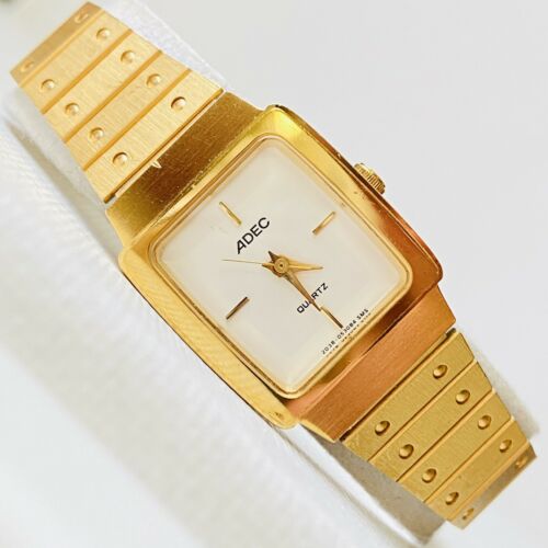Adec Watch Women Gold Tone Expandable UNTESTED AS IS FAST SHIPPING | eBay