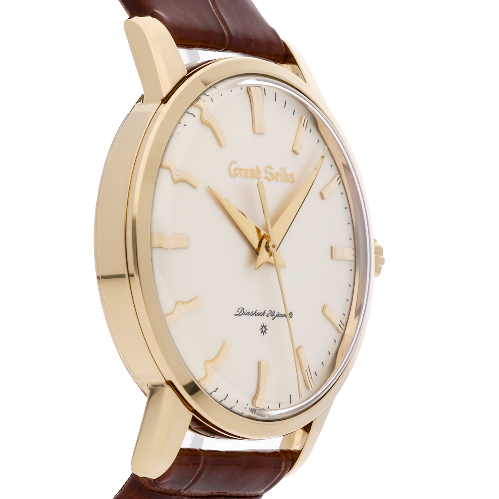 slim fit dress slacks Grand Seiko First raised logo 1963 – Special Dial