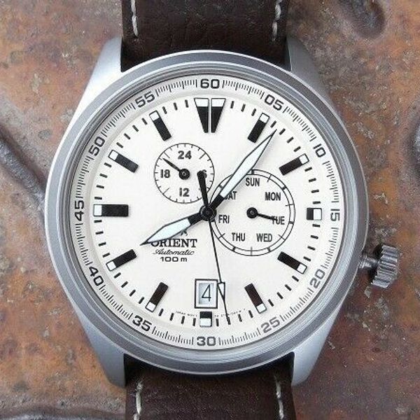 Orient Men's FET0N001B0 Defender Stainless Steel Automatic Watch Parts