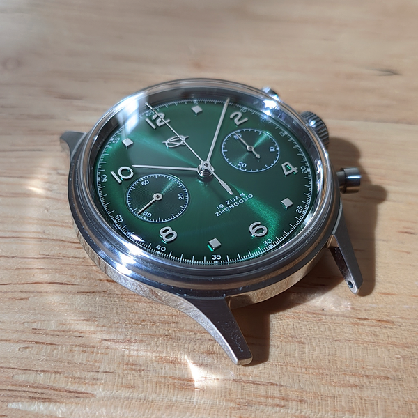 [WTS] (UK/EU) HKED ED63 (sunburst green dial, Seagull ST19 chrono ...
