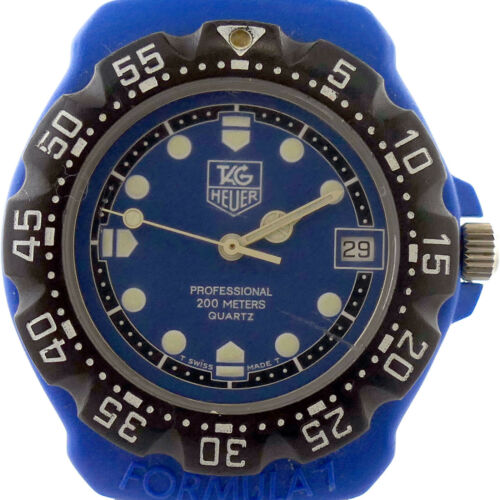 TAG HEUER 381.513 FORMULA 1 PROF BLUE BLACK 200M MIDSIZE WATCH