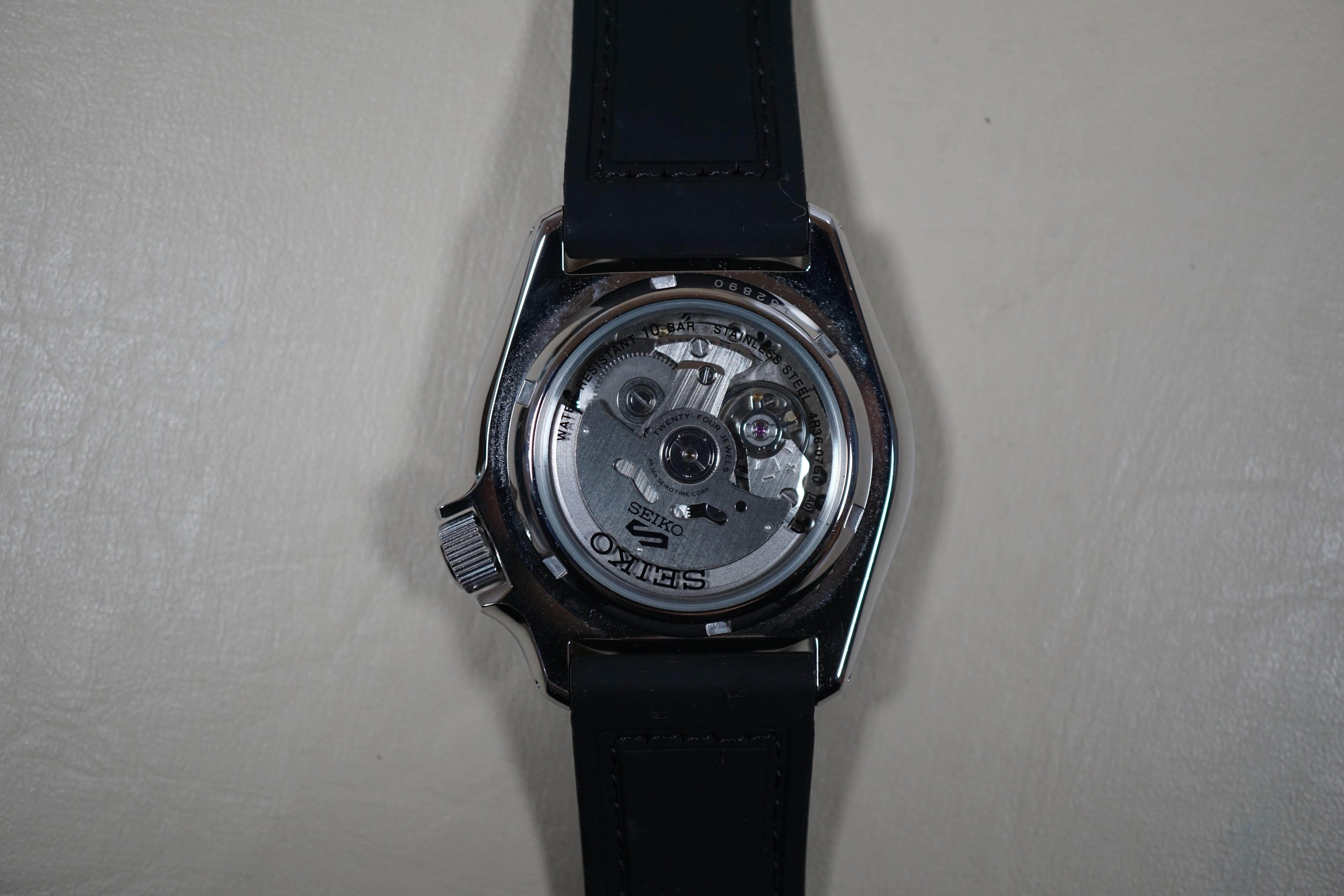 WTS] Seiko 5 Sports SBSA027 4R36 Specialist Style Black Automatic