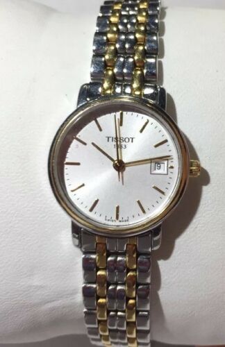 Women Tissot 1853 Watch T825 925 Date Stainless Steel 30M