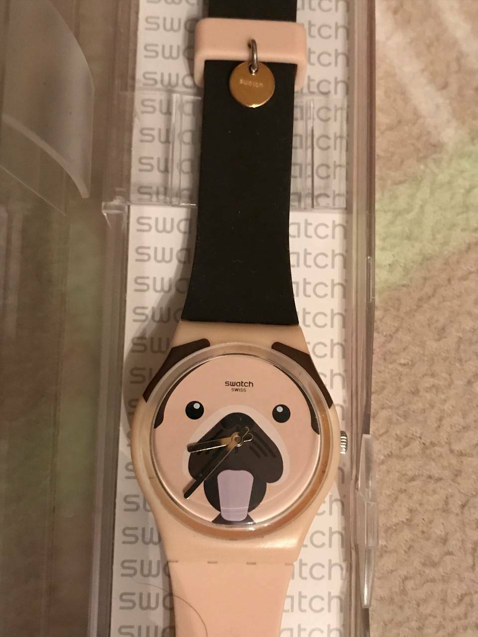 アナログ腕時計 SWATCH I LOVE YOUR FOLK CARLITO Urethane Watch GT109 SWatch Gt109 I Love Your Folk carlIto publIc Urethane Watch