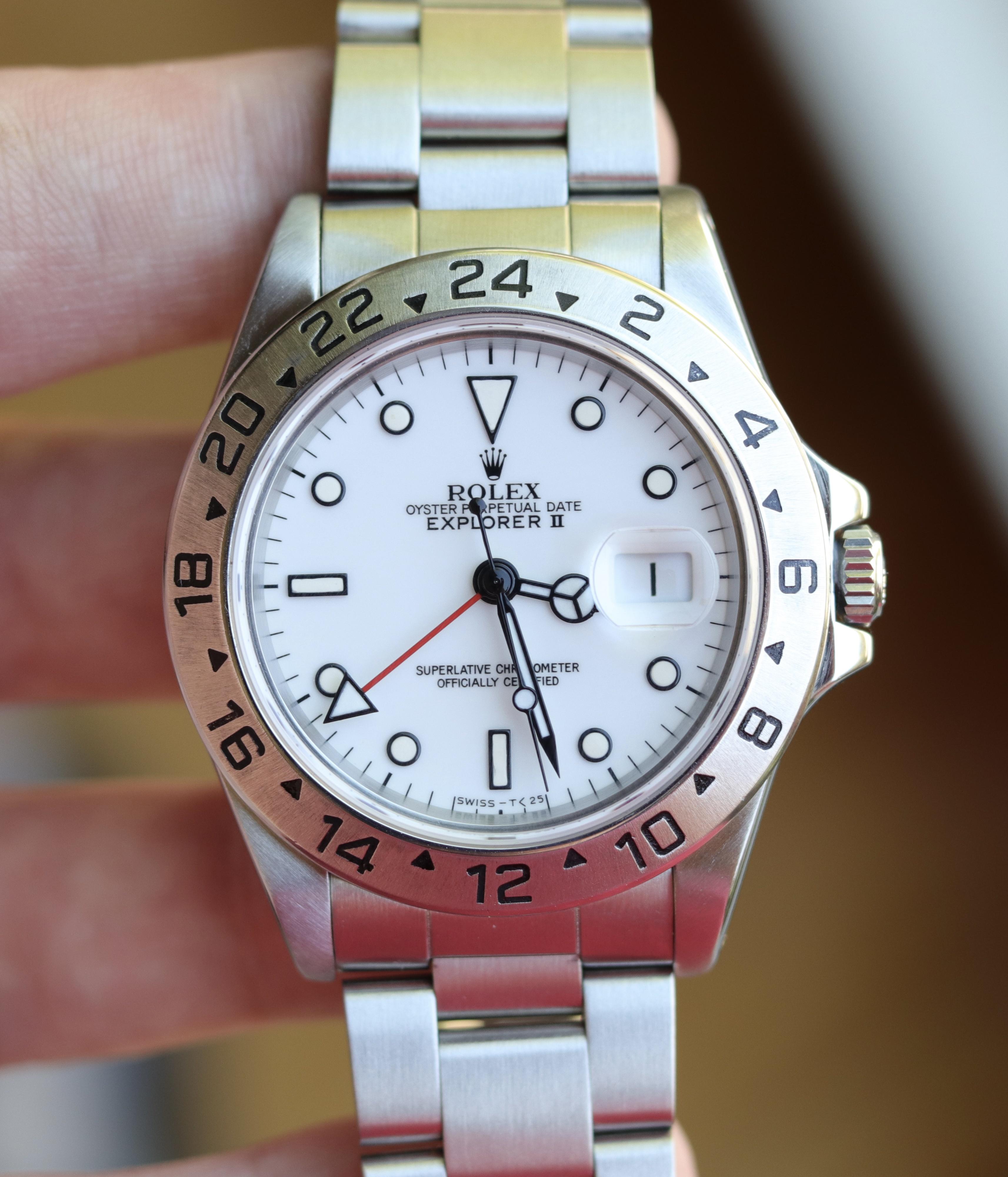 WTS 1993 1994 Rolex Explorer II 16570 Polar Dial S serial