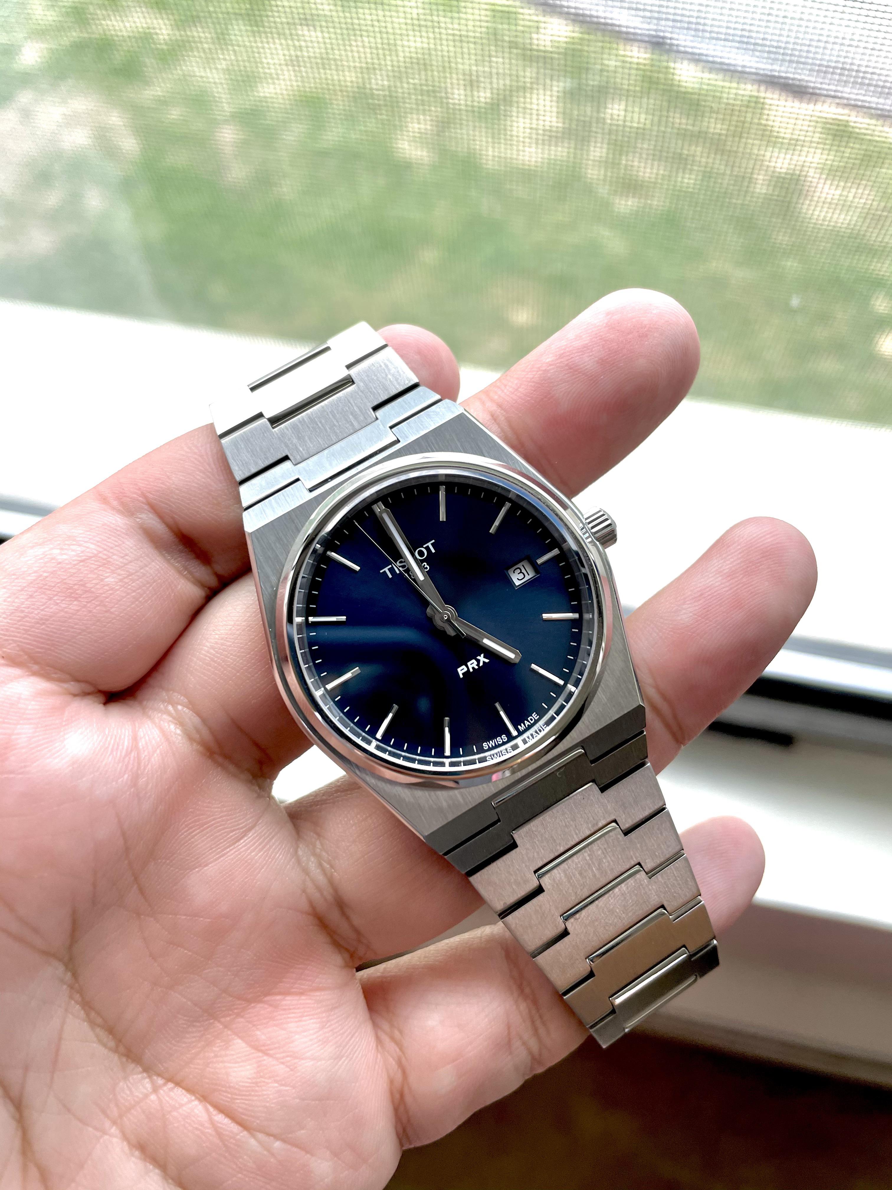 WTS LNIB Tissot PRX quartz blue dial 250 SHIPPED CONUS