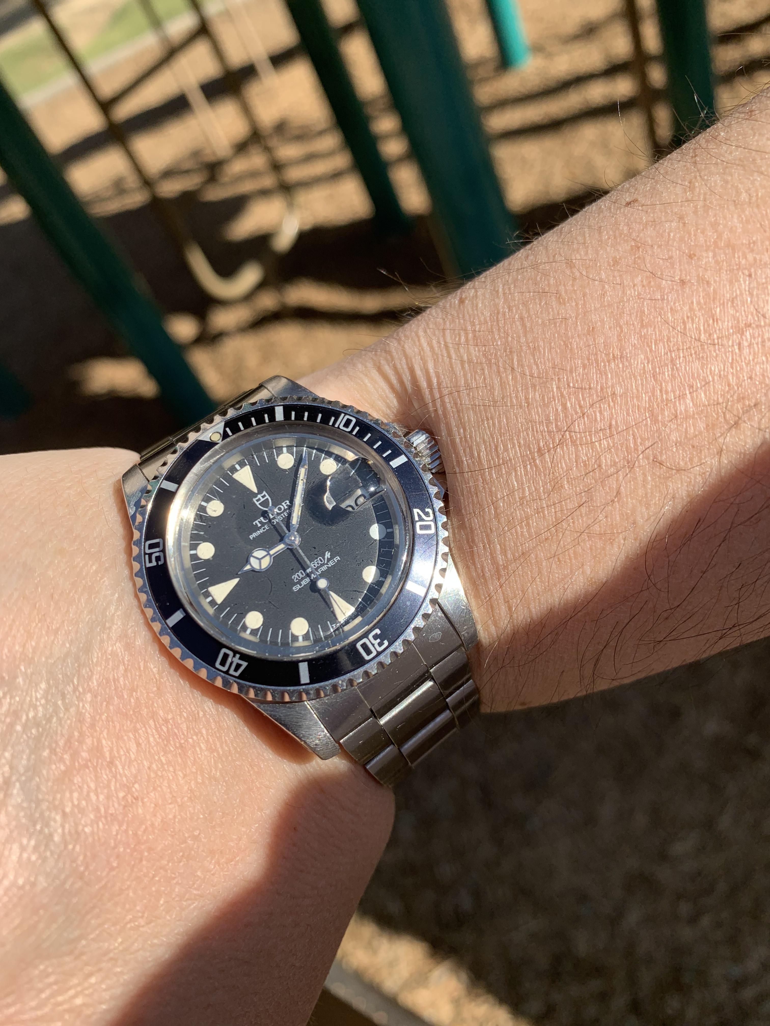 $5200 FSOT Tudor Submariner 76100 Mercedes hand Rolex crown