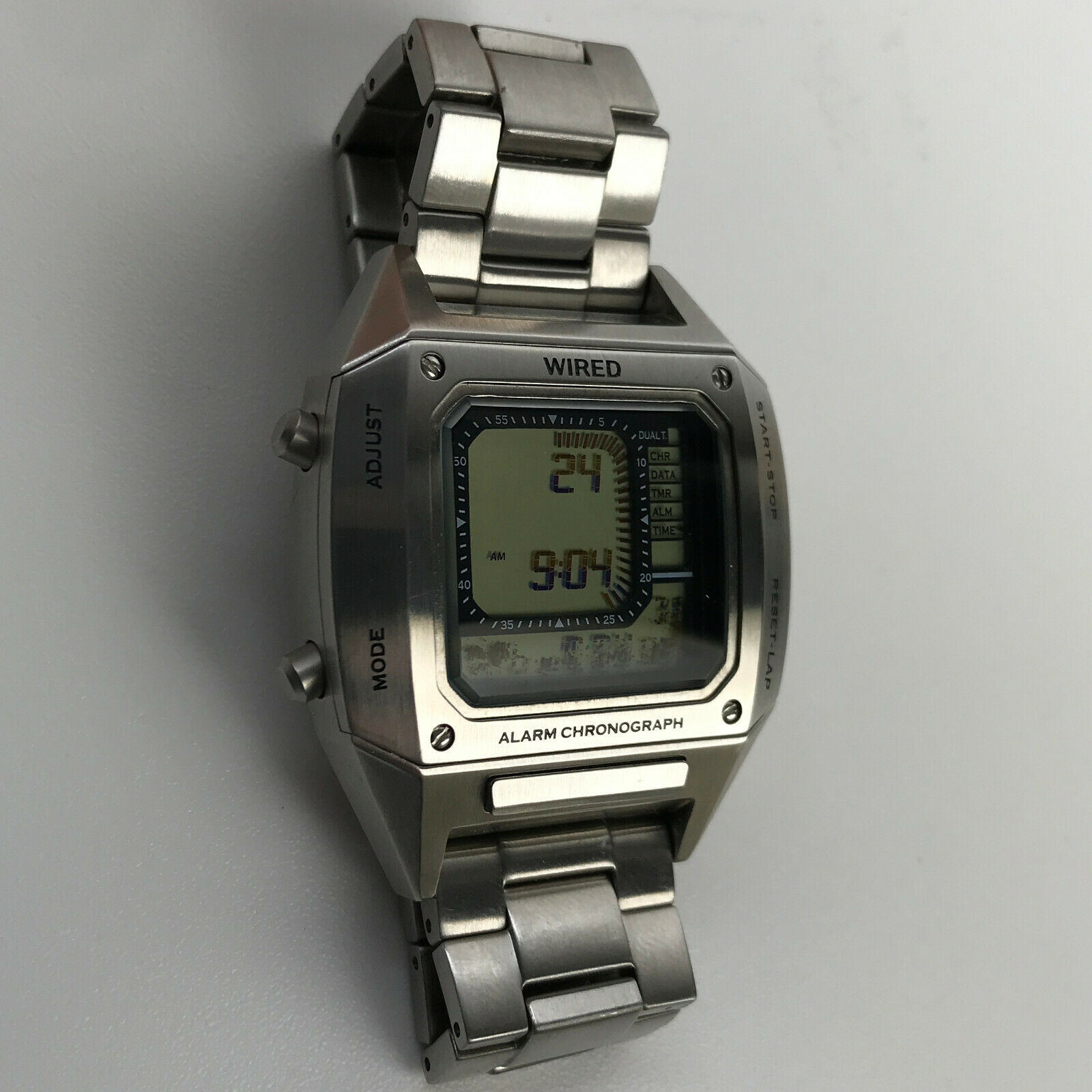 Seiko WIRED x BEAMS Solidity Watch silver digital W865 AGAM401 