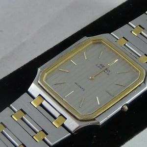 Mens Vintage 2 toned Seiko Lassale Ultra-thin 9300-5389 for PARTS FITS 7