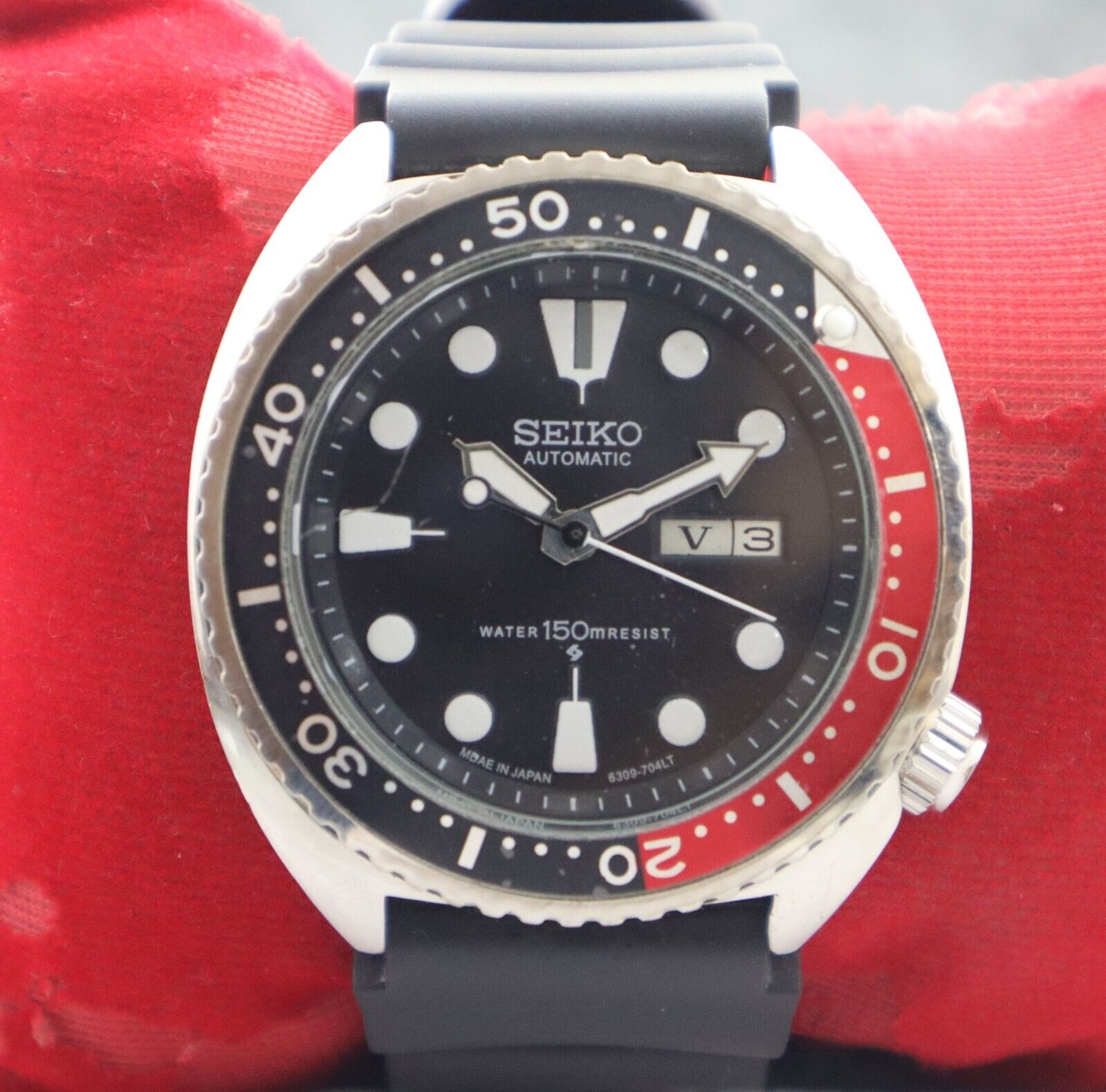 Vintage Seiko Diver Automatic 6309 Rotating Bezel Recently Service