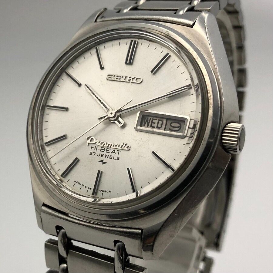 Vintage 1970 SEIKO Presmatic 5146-7060 HI-BEAT 27Jewels