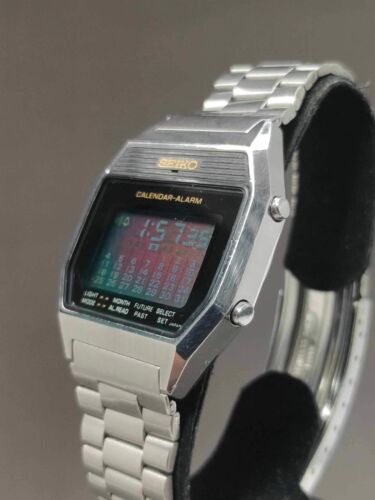 Rare Vintage SEIKO A354-400B 200Years Calendar Digital Men's Watch