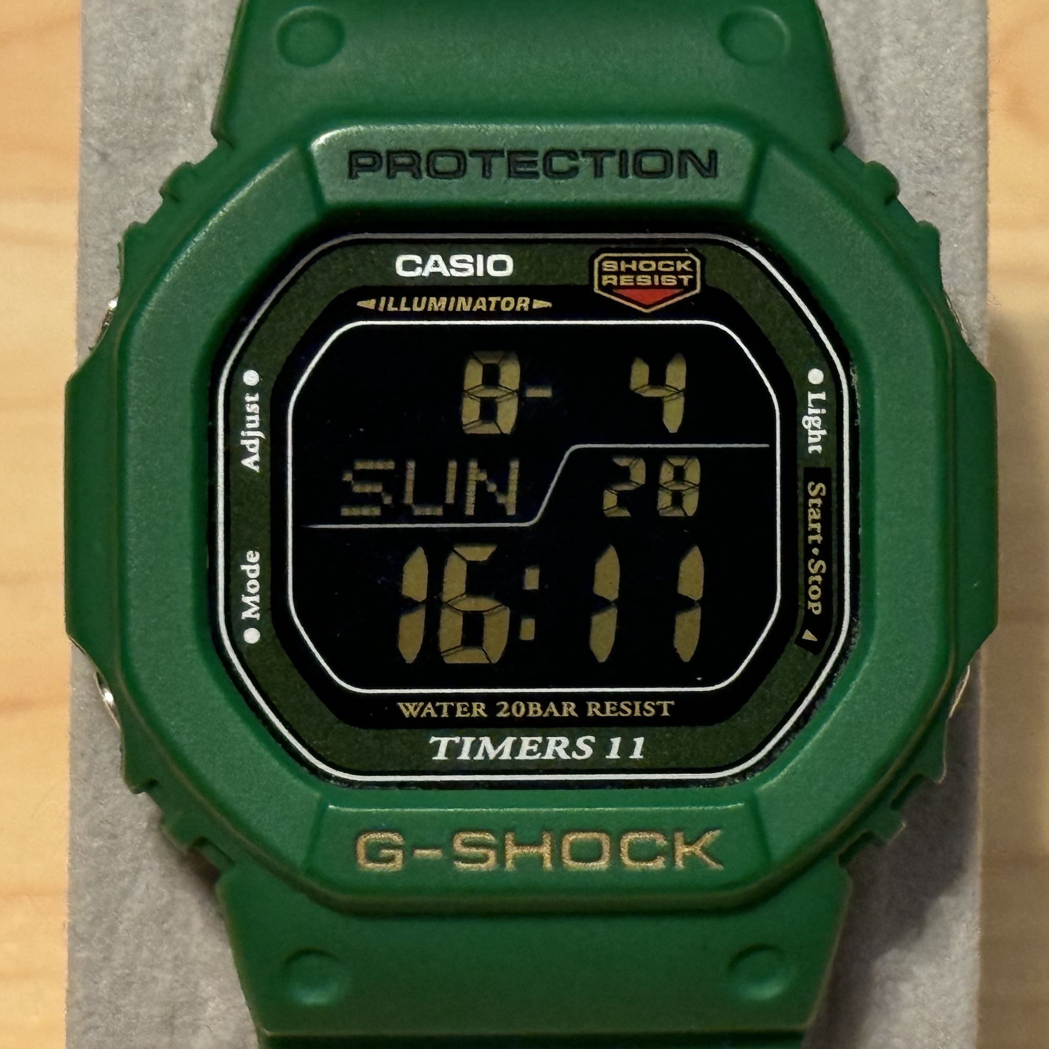 WTS] Casio G-Shock DW-56RTB-3 Referee Timers Square Rare Green