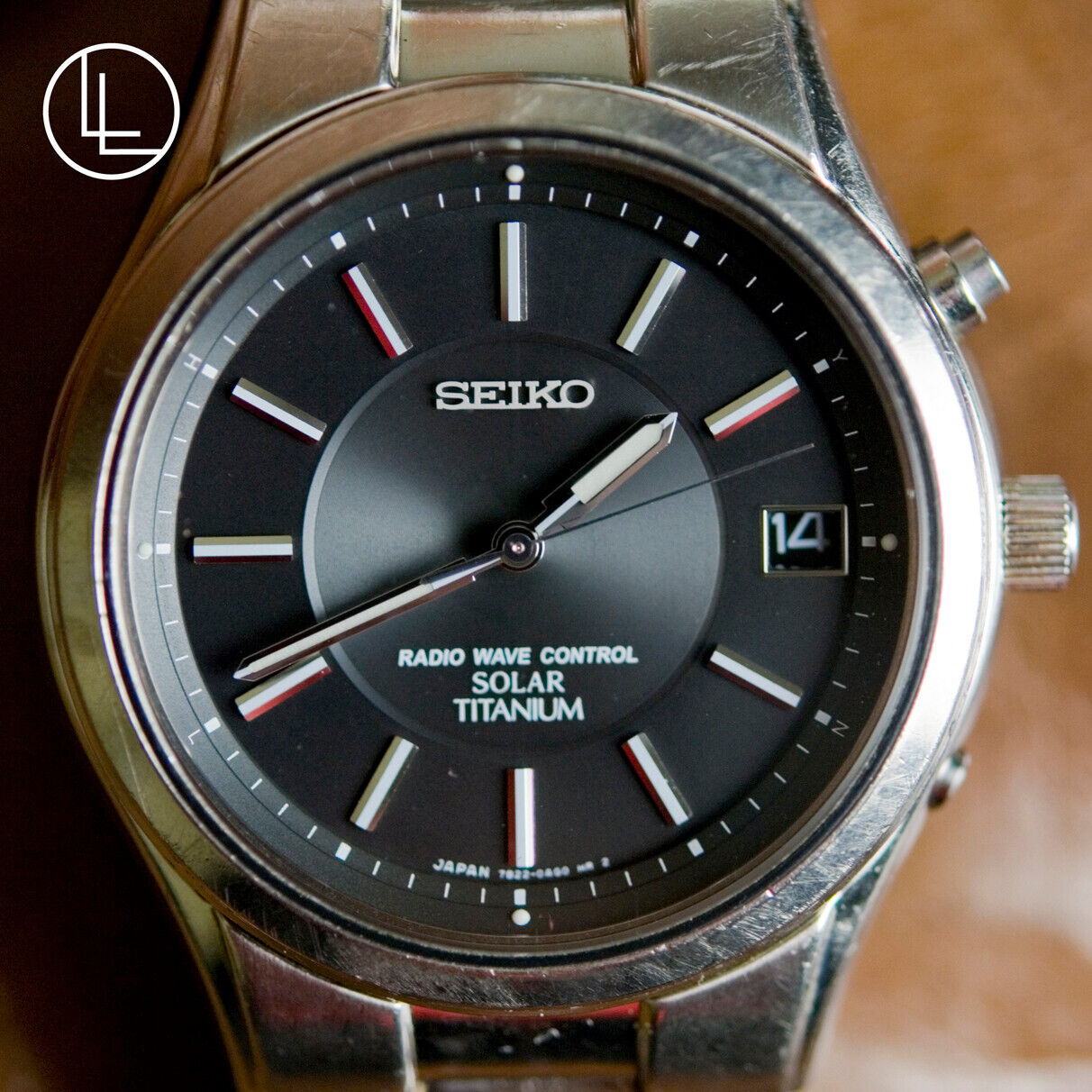 Seiko radio clearance wave control titanium