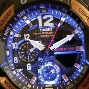 Casio G Shock GRAVITYMASTER watch Twin Sensor WR 20 Bar GA 1100RG Mens Watches WatchCharts Marketplace