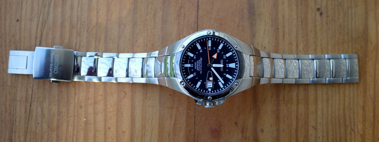 Seiko sportura gmt slt047 8f56-0090 perpetual calendar - 10y
