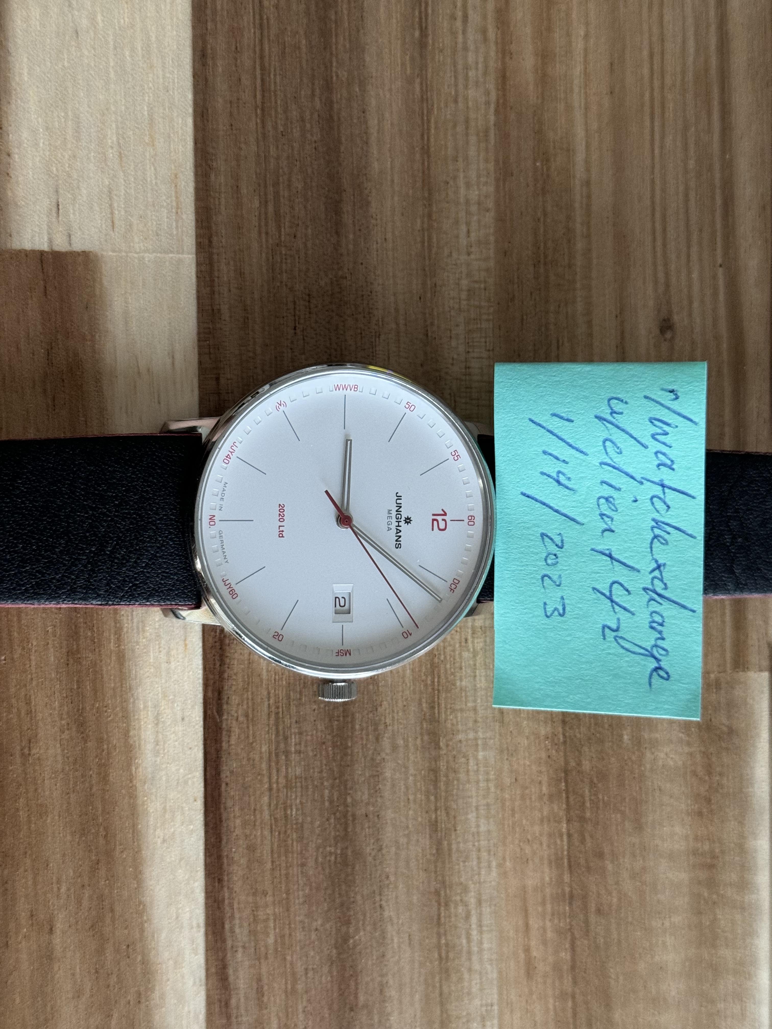 WTS Junghans 058 4931.75 Form Mega Japan Edition Radio Quartz