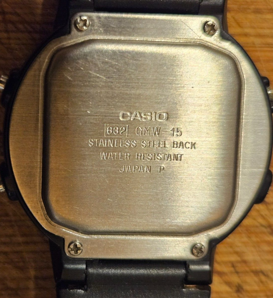 Boxed CASIO MOON GRAPH WATCH GMW-15 MADE IN JAPAN Vintage