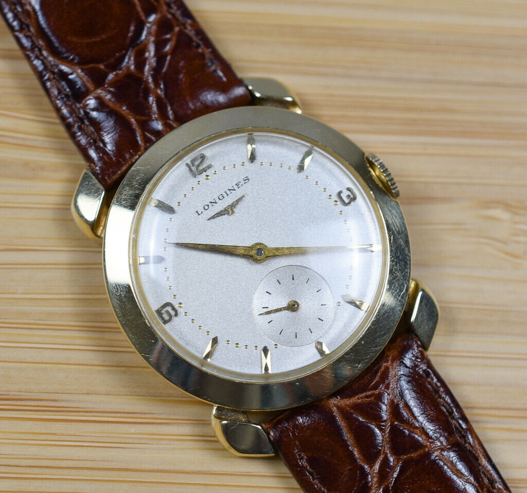 Vintage LONGINES 14k Solid Yellow Gold Apex Case Manual Wind Men s