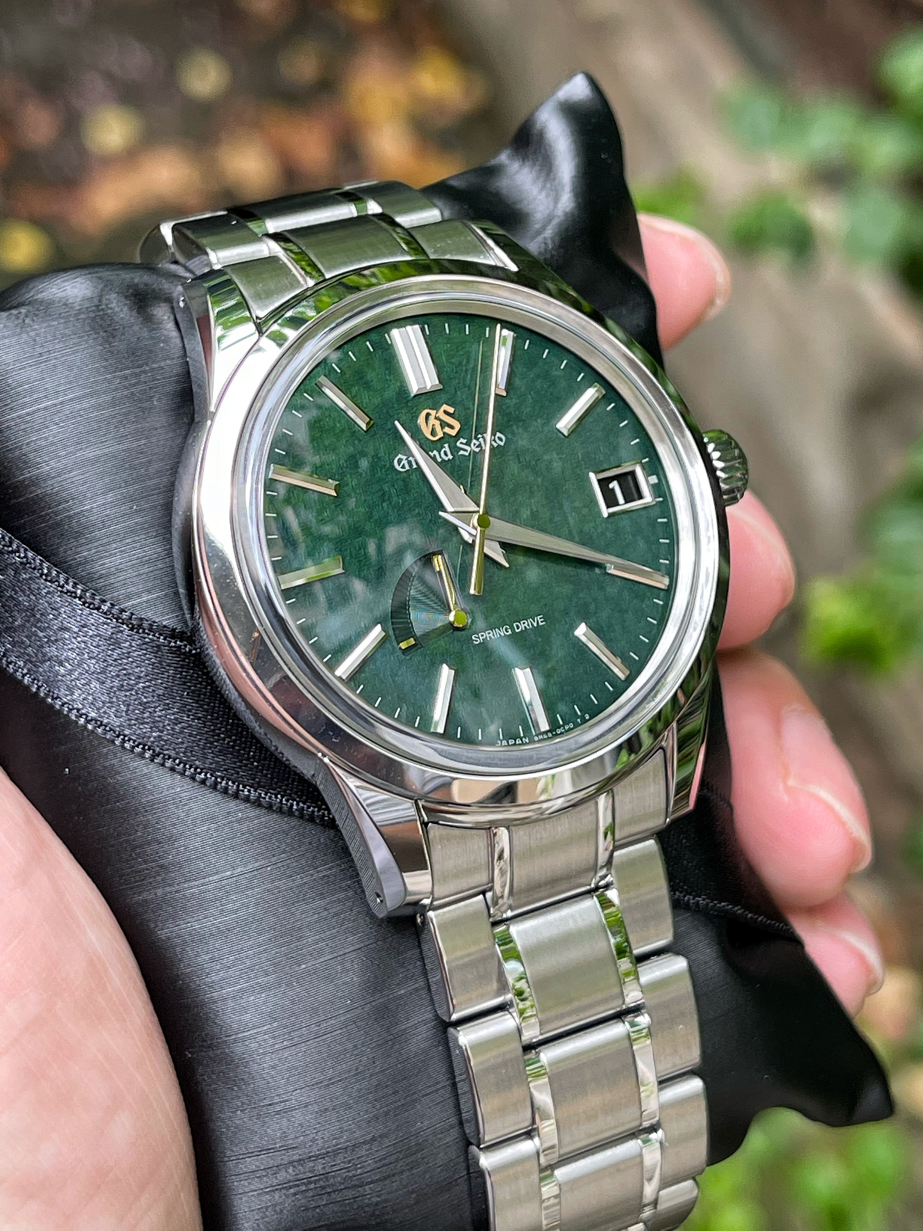 For sale Grand Seiko Sbga453 New 100 Jade Snowflake