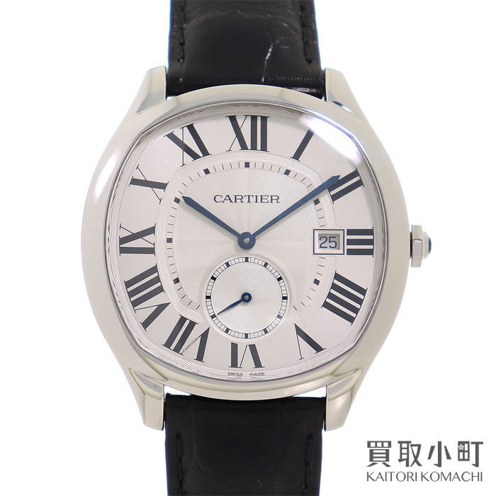 Cartier [CARTIER] Drive de Cartier Men's Watch Silver Alligator Leather