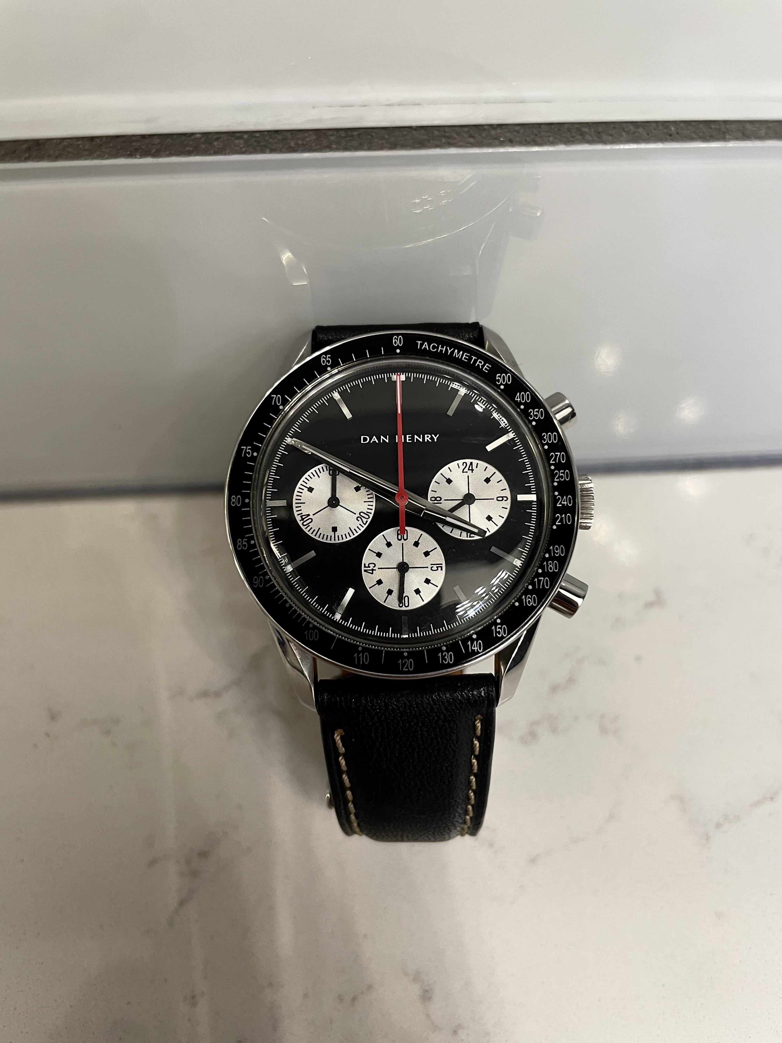 WTS] 1962 Dan Henry Racing Chronograph (Evil Panda) *Perfect