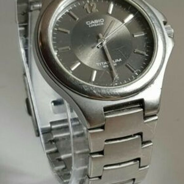 Beautiful Casio Lineage Titanium Mens Quartz Watch | WatchCharts
