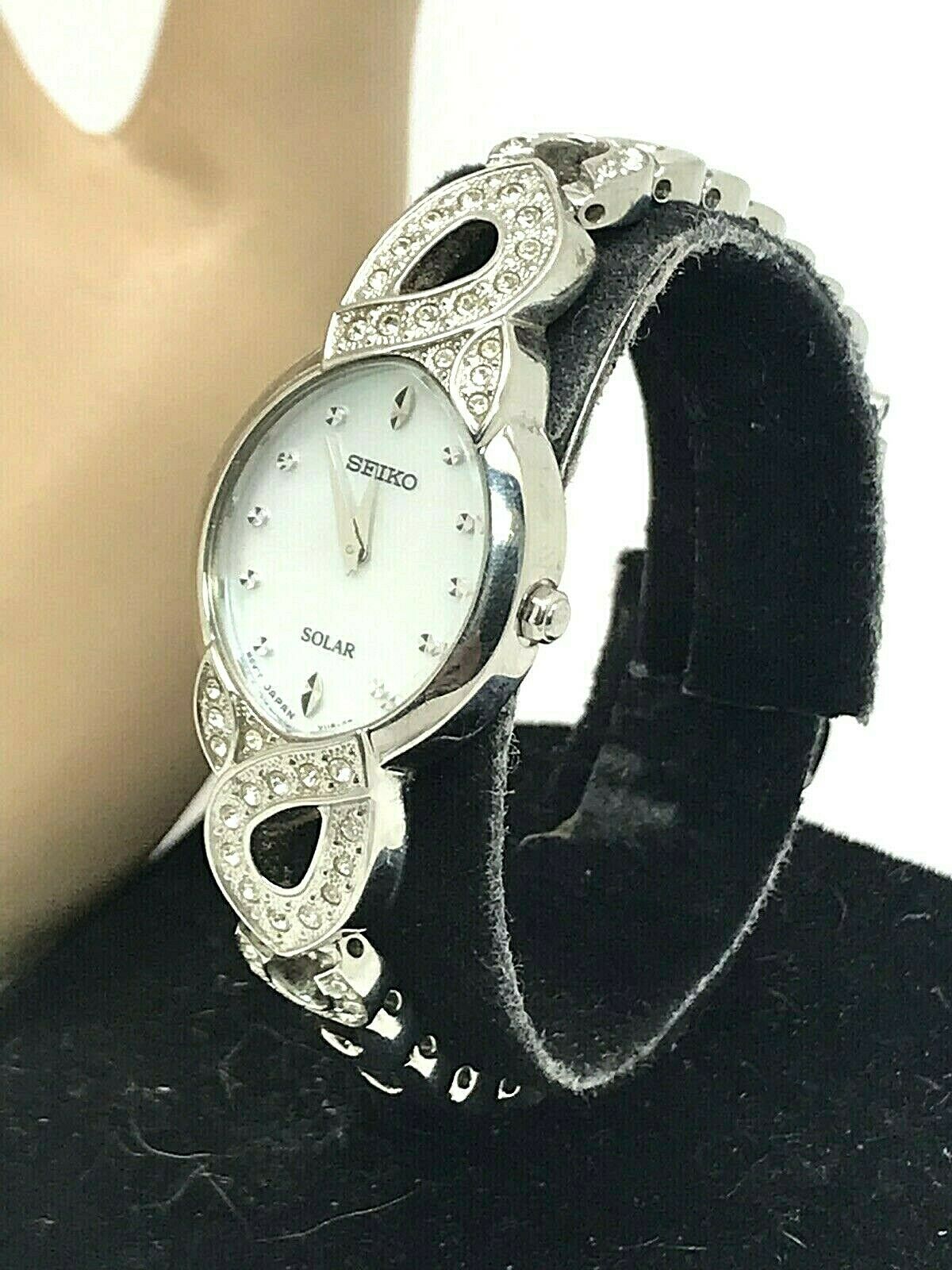 Seiko Women's Mother of Pearl Dial Silver Stainless Steel
