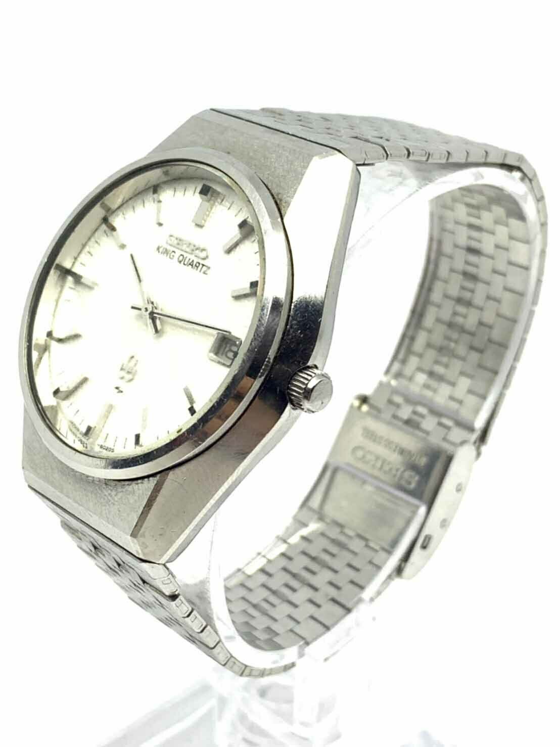 Vintage SEIKO KING QUARTZ 0852-8020 Quartz Wrist Watch Japan