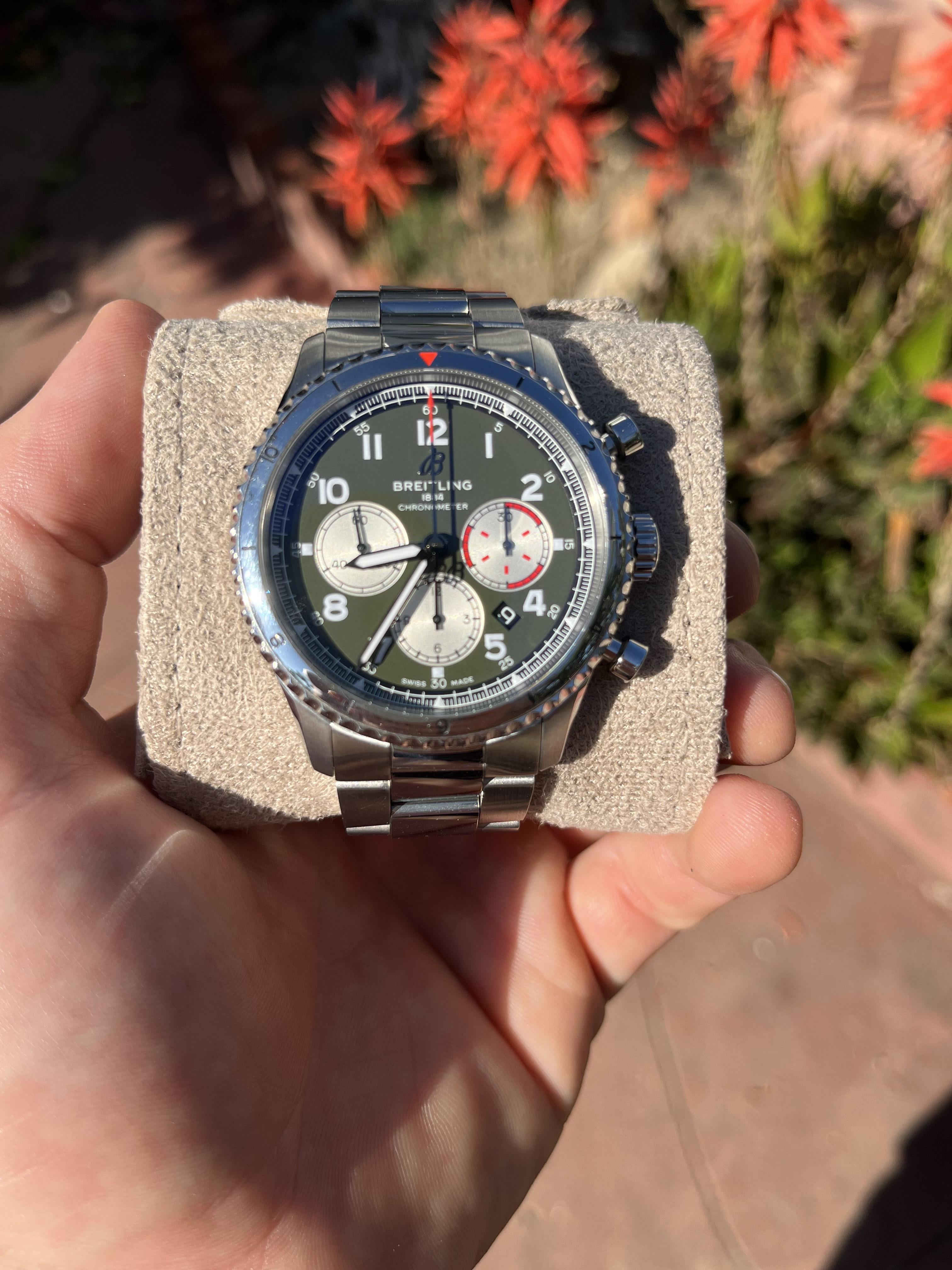 breitling aviator 8 chronograph 43 curtiss warhawk