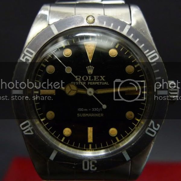 5508 Sub FS: Vintage Rolex 5508 chapter ring sub & Tudor monte carlo & sub ...