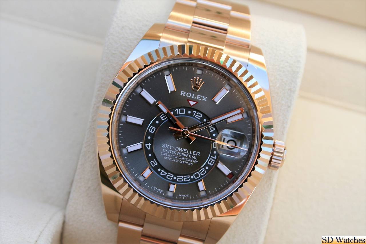 Rolex sky dweller dark rhodium sale