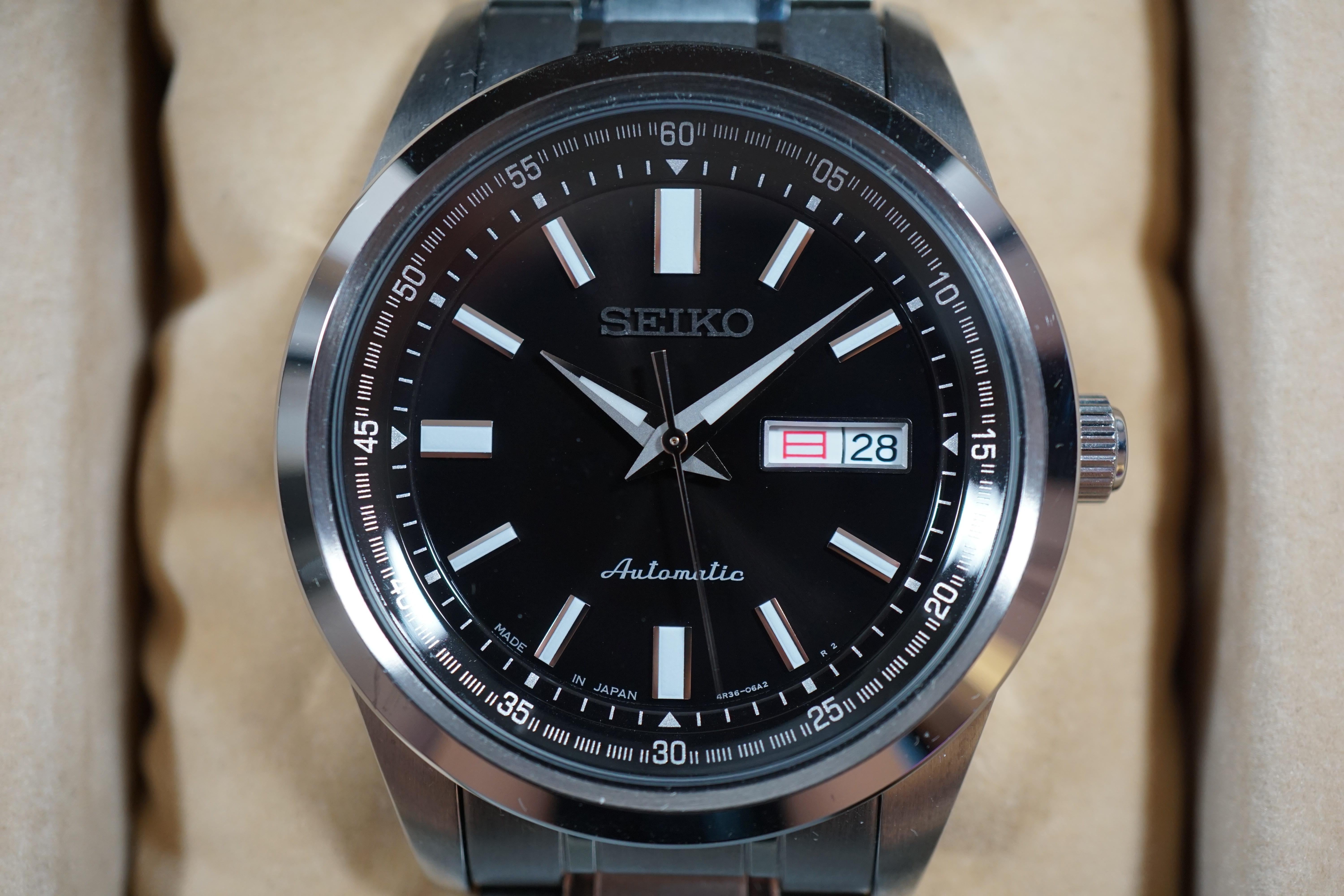 WTS] Seiko Presage SARV003 4R36 Black Dial Made In Japan Automatic