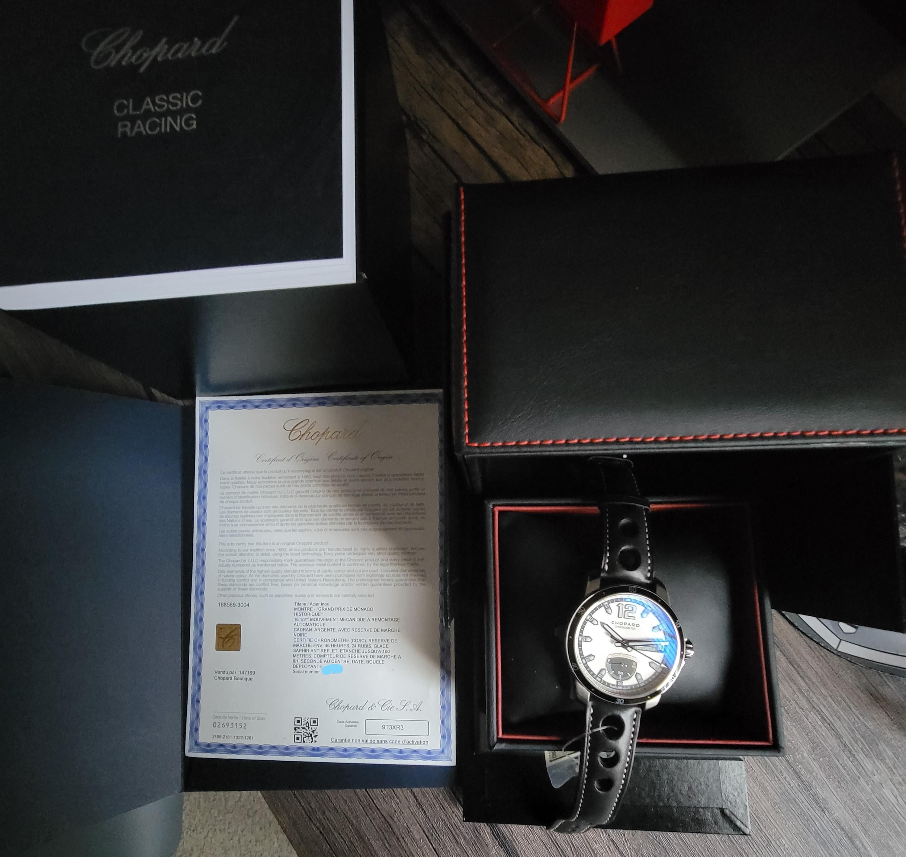 WTS Chopard Monaco Grand Prix Master Control WatchCharts