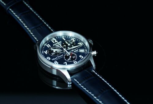 New Junkers 6894-3 Mount Everest Swiss ETA Chronograph Leather