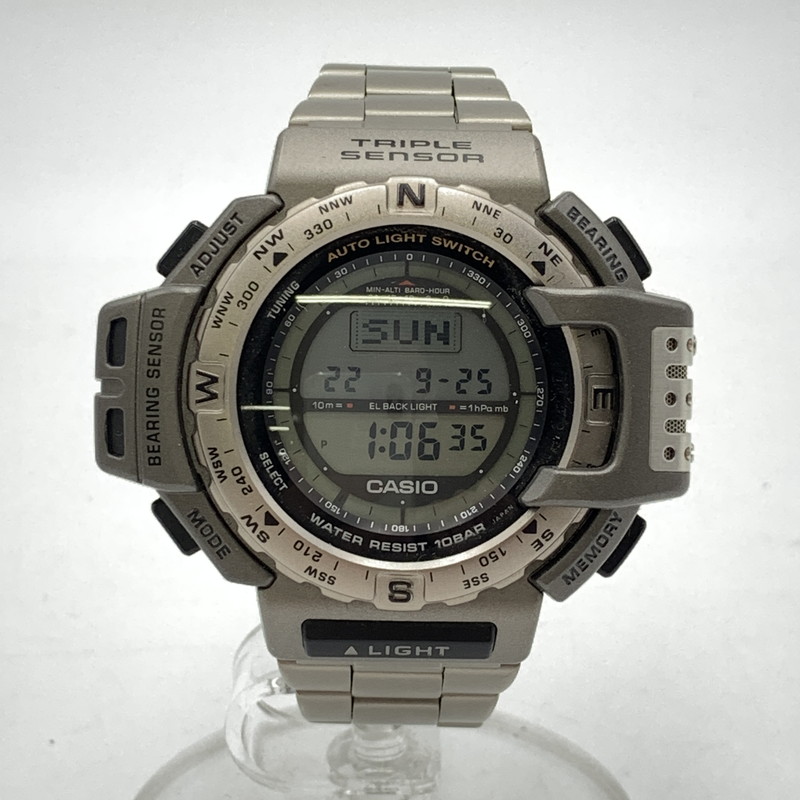 Used] [Men's] CASIO PRT-411 PROTREK Casio Protrek digital