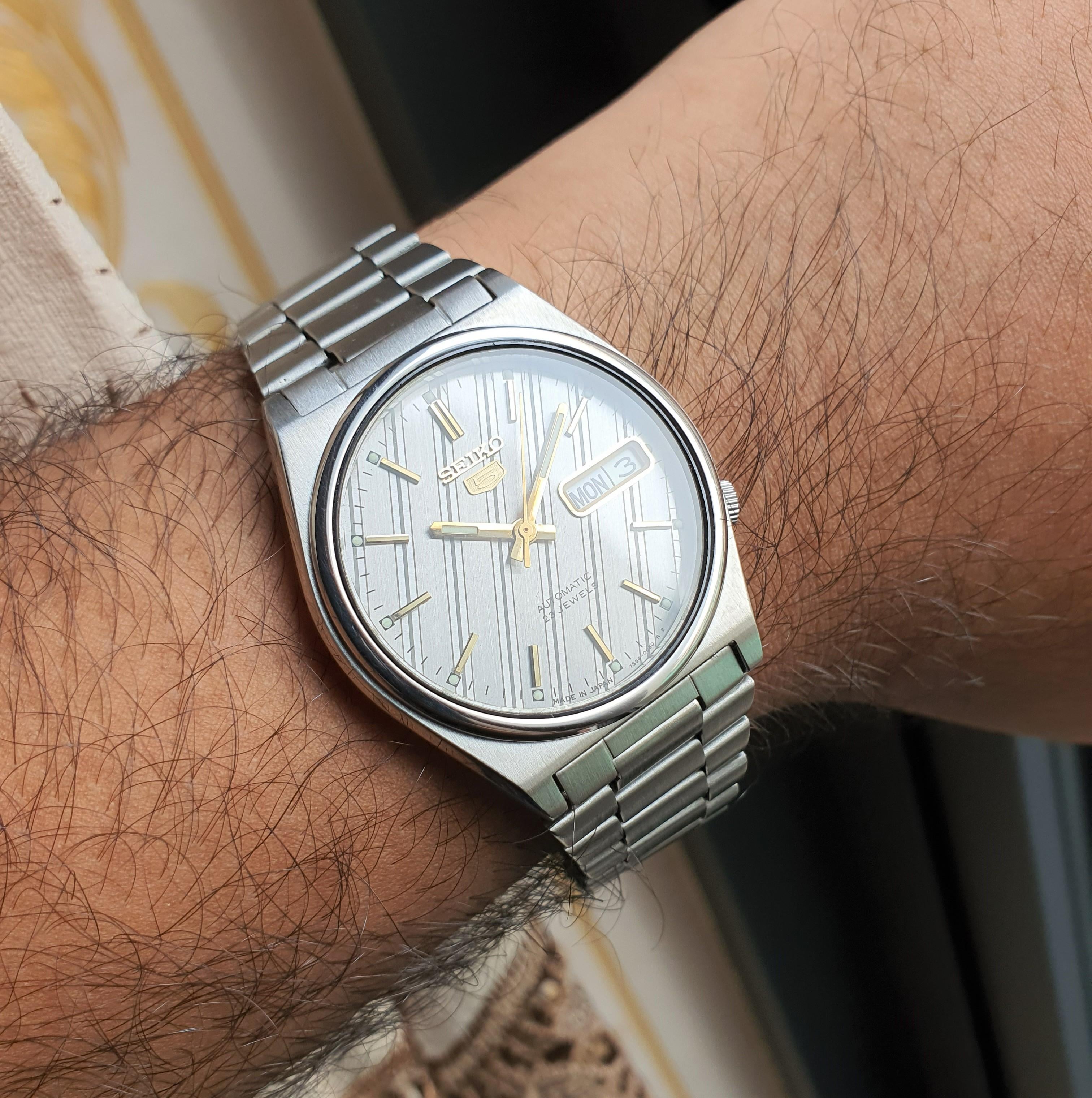 WTS] Seiko SKZ475 Grey Linen dial Year-1998 JDM Rare Vintage Watch