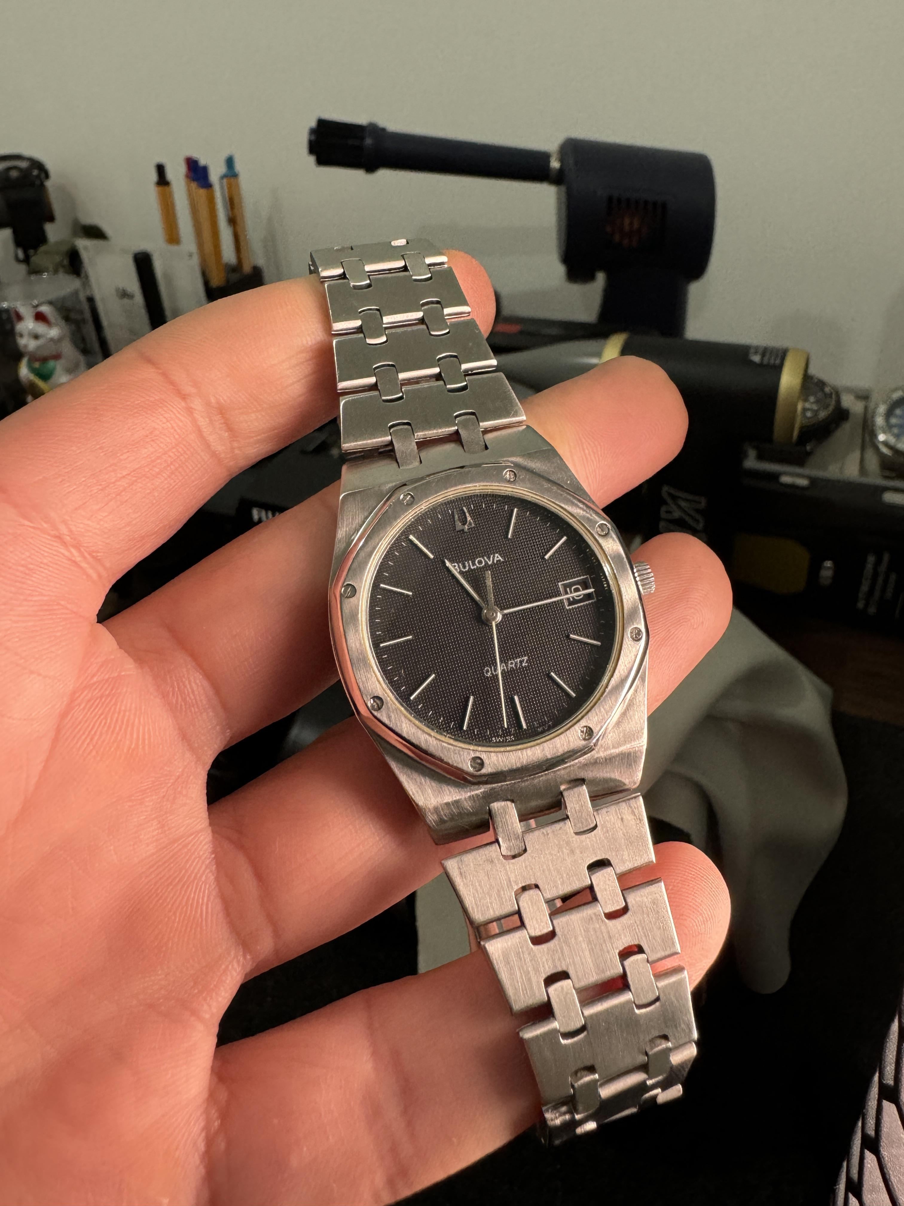 Bulova royal oak quartz best sale