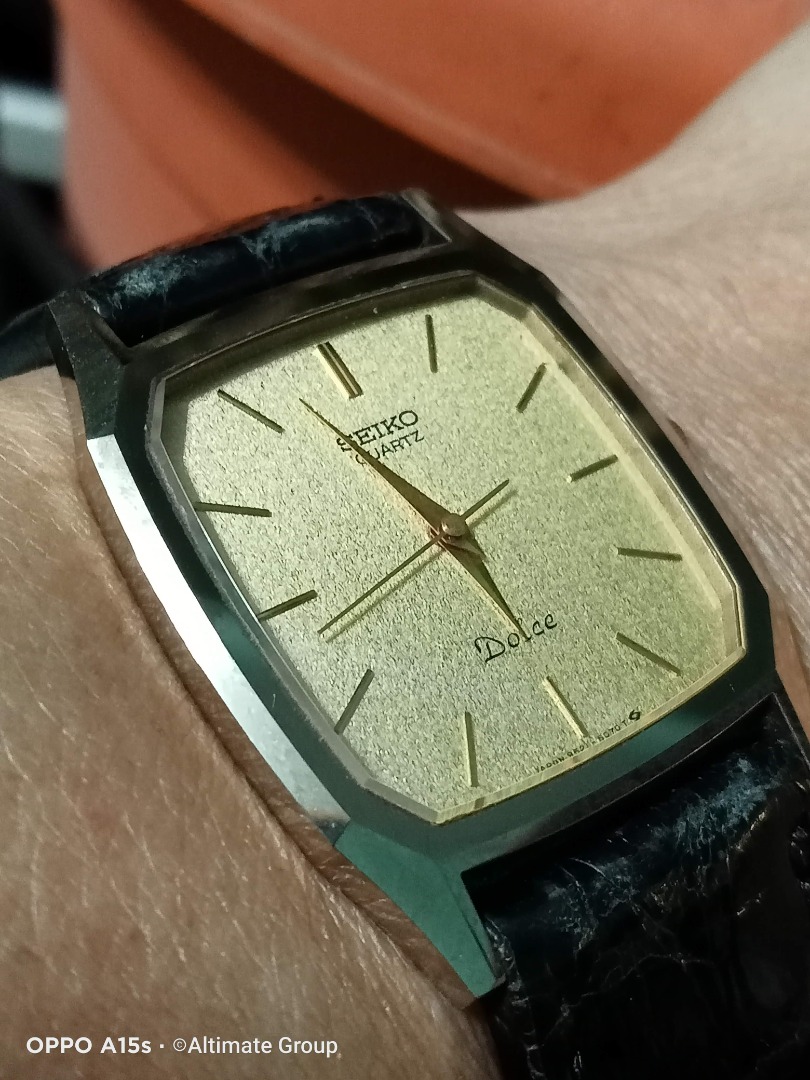 Birthday Watch June 1985! Seiko Dolce 9521-5070 Tank JDM SUWA