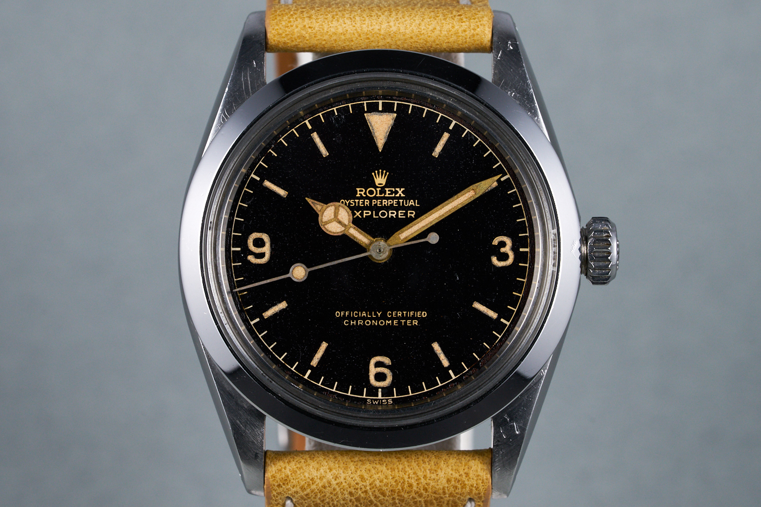 Fs 1960 Rolex Explorer I Ref 1016 Gilt Chapter Ring Occ Dial Watchcharts